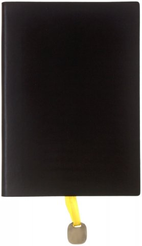 Ежедневник недатированный In Black, 120*170 мм, 136 л., желтый Ежедневник недатированный In Black, 120*170 мм, 136 л., желтый