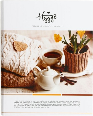 Тетрадь общая А5, 120 л. на кольцах ArtSpace «Стиль», 170*215 мм, клетка, Hygge Things