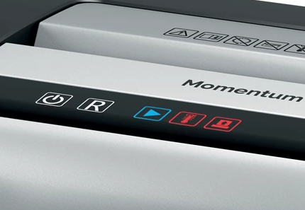 Шредер Rexel Momentum X308, размер частиц 5*42 мм, черный с серым Шредер Rexel Momentum X308, размер частиц 5*42 мм, черный с серым