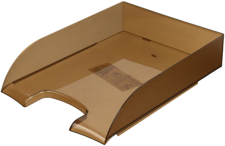 Лоток горизонтальный Brauberg Office Style 320×245×65 мм, тонированный