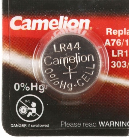 Батарейка щелочная дисковая Camelion Alkaline, AG13, LR44, 1.5V