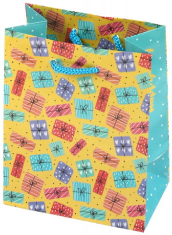 Пакет подарочный ламинированный ArtSpace, 11*14*6,5 см, Happy day Пакет подарочный ламинированный ArtSpace, 11*14*6,5 см, Happy day