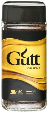 Кофе растворимый Gutt, 100 г, Charisma, среднеобжаренный Кофе растворимый Gutt, 100 г, Charisma, среднеобжаренный