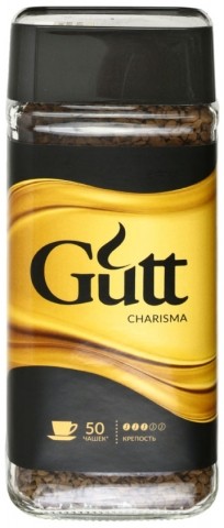 Кофе растворимый Gutt, 100 г, Charisma, среднеобжаренный