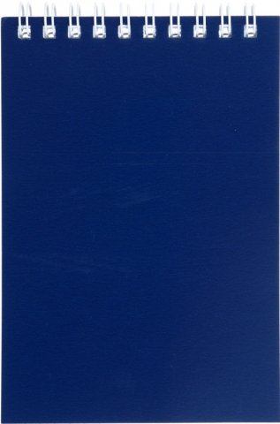 Блокнот на гребне «Проф-Пресс», 95*140 мм, 80 л., клетка, «Темно-синий»
