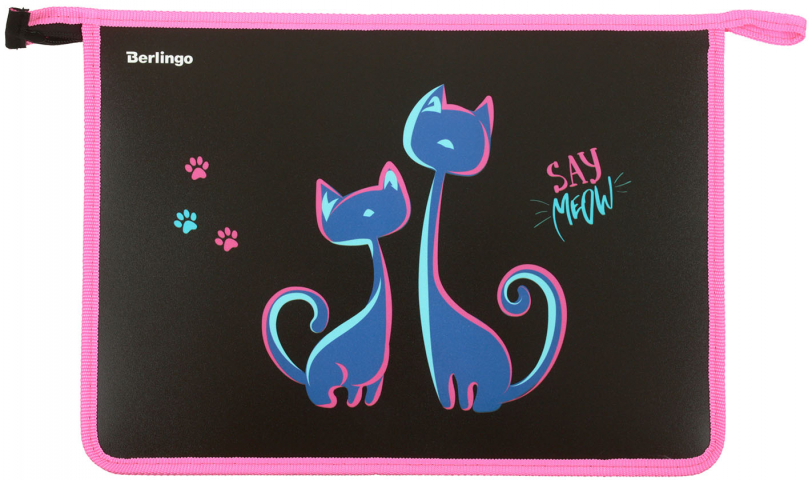 Папка для тетрадей Berlingo А4 340×245×40 мм, Say Meow