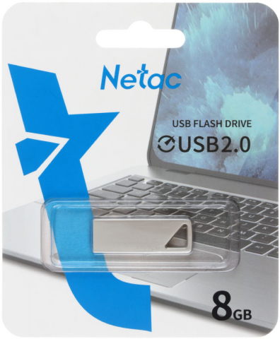 Флэш-накопитель Netac U326 (2.0), 8 Gb, корпус серебристый Флэш-накопитель Netac U326 (2.0), 8 Gb, корпус серебристый