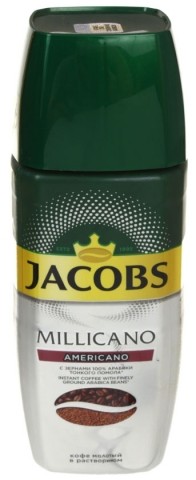 Кофе молотый в растворимом Jacobs Monarch Millicano, 95 г