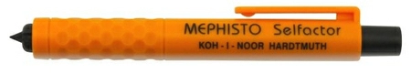Карандаш цанговый Koh-i-Noor Mephisto, толщина грифеля 4,5-5,6 мм, корпус круглый, оранжево-черный 